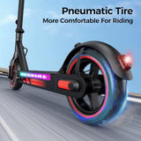 Electric Scooter for Adults, 19/25 Mph Max Speed, 21/25/35 Miles Range,350/500/600W APP Control E-Scooter with 8.5/10 Inflatable tire, Foldable Escooter with App Control, UL 2272 Certified